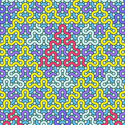 Sierpinski via hinged tiling