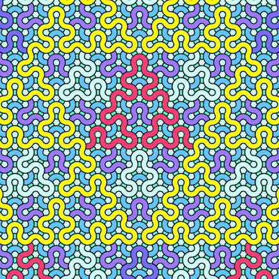 Sierpinski via hinged tiling